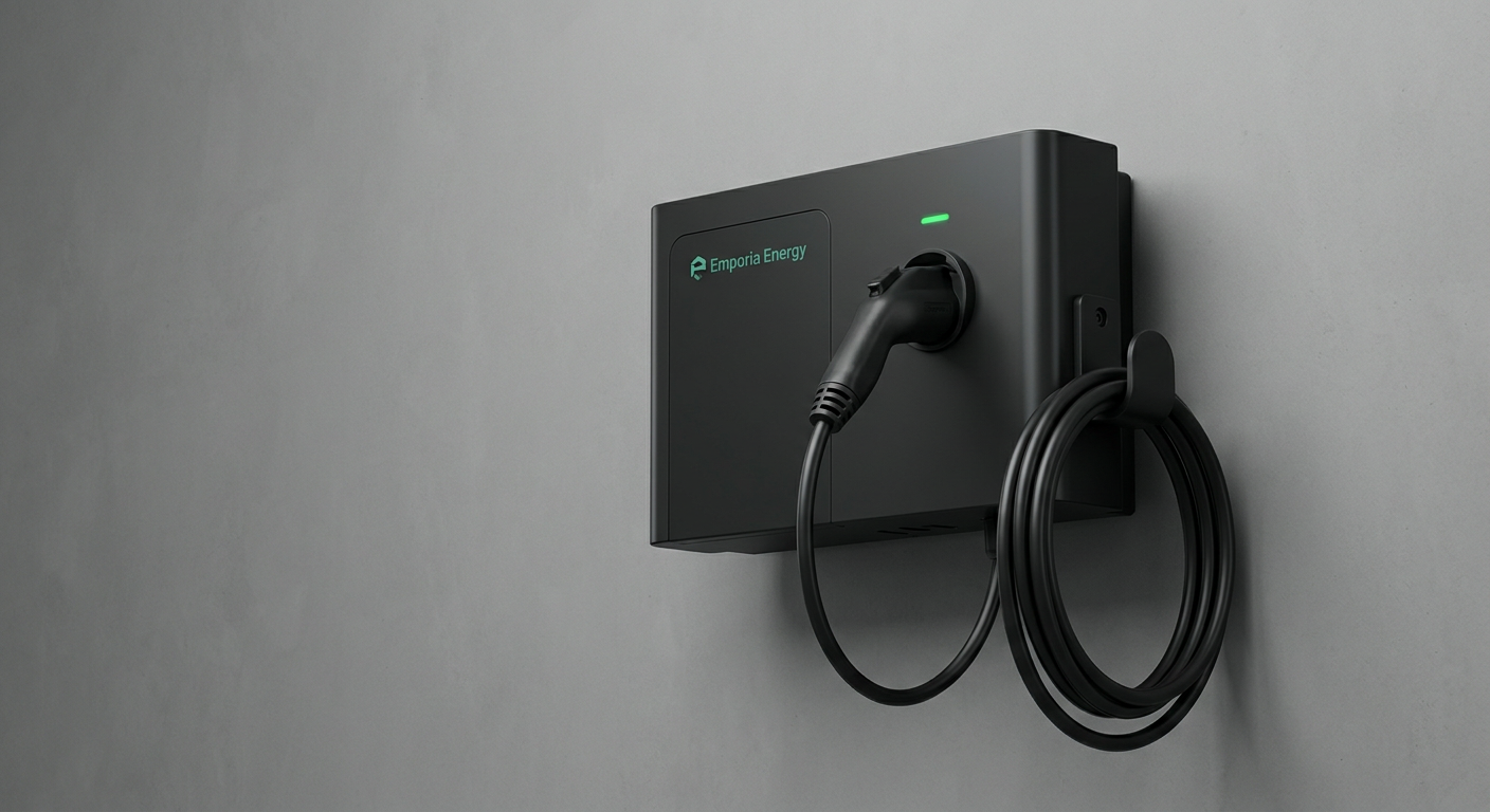 Emporia EV Charger Level 2 48A home charging station — Best Value Smart Home EV Charger with Built-in Load Management